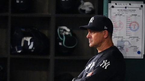 Aaron Boone manager de los Yankees.