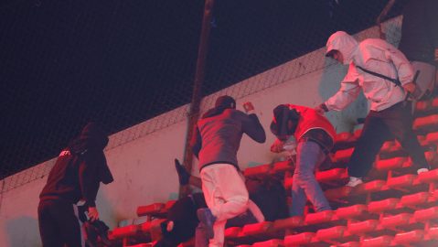 Incidentes violentos en Copa Sudamericana.
