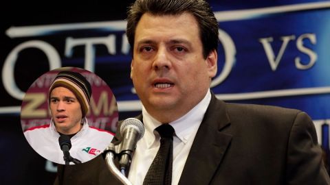 Mauricio Sulaimán y Julio César Chávez Jr.