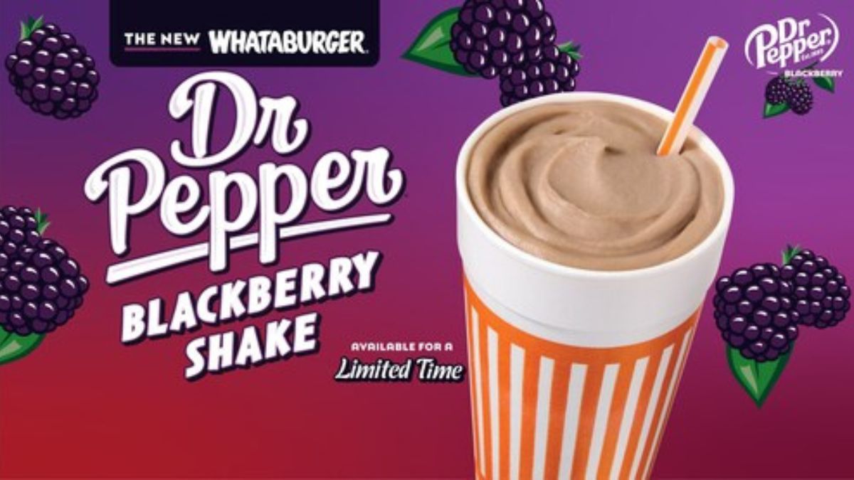 Dr Pepper BlackBerry Shake: la nueva bebida de Whataburger para el verano