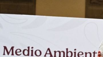 Arturo Massol y Claudia Sheinbaum en Ciudad de México