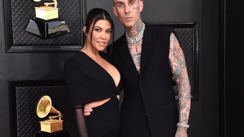 Kourtney Kardashian está casada con el músico Travis Barker.