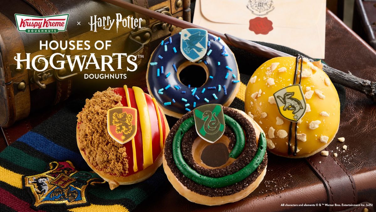 Krispy Kreme se une al mundo mágico con cinco nuevos sabores de Harry Potter