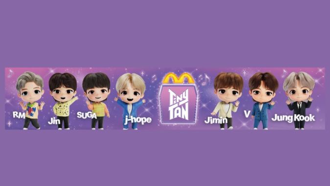 Las figuras coleccionables están inspiradas en los 7 miembros de BTS.