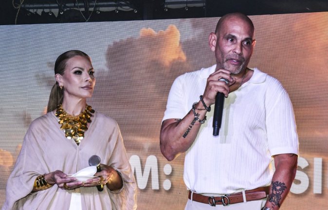 Olga Tañón y su esposo, el productor Billy Denizard.