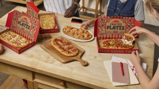 La línea de pizzas Crafted Flatzz ofrece sabores intensos.