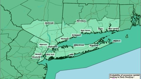 Alerta por riesgo de inundaciones.