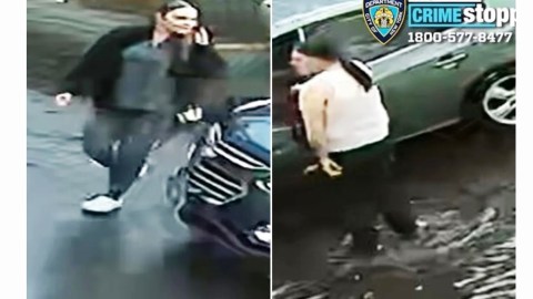 Sospechosos de golpear a mujer mayor en NYC.