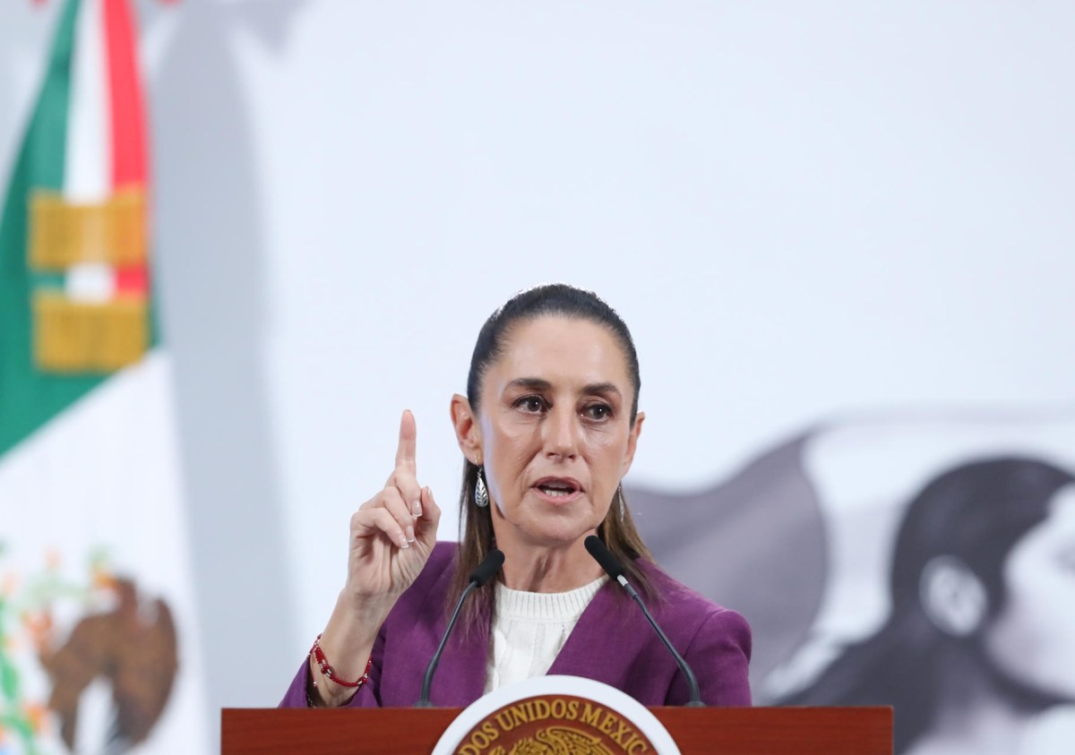 Sheinbaum confrontó a Trump: "En México no manda Estados Unidos, así de sencillo"