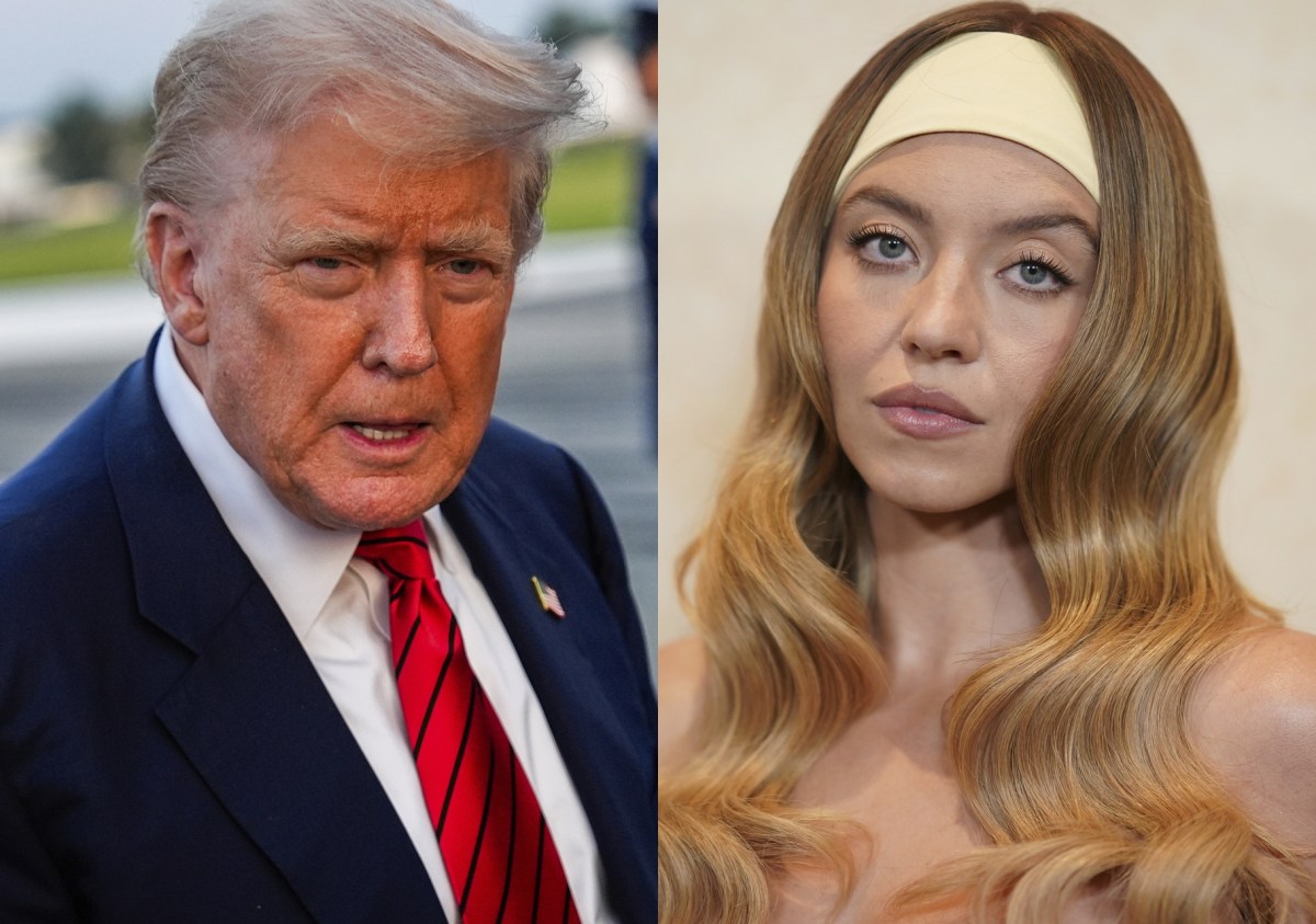 Trump elogia a Sydney Sweeney tras enterarse de que es republicana y habla del polémico anuncio de American Eagle