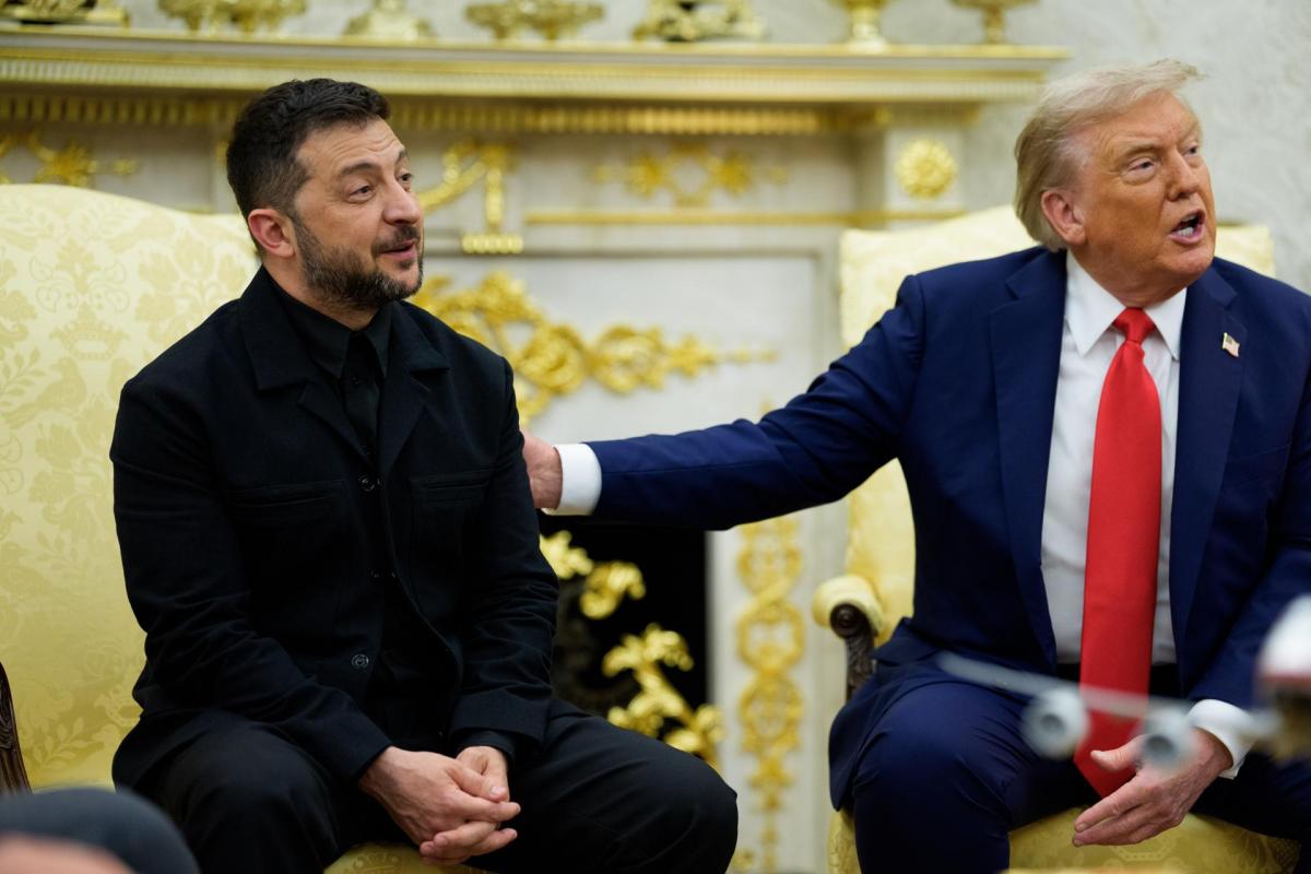 El intercambio de bromas entre Zelenski y un periodista robó la atención en la Casa Blanca