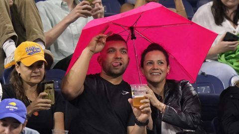 Imagen referencial fans en el US Open.