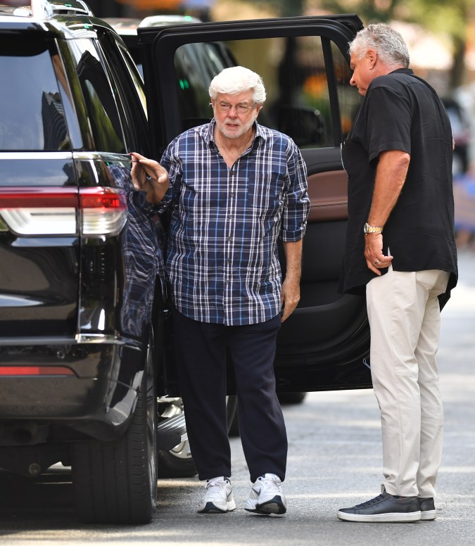 George Lucas fue uno de los invitados a la fiesta.