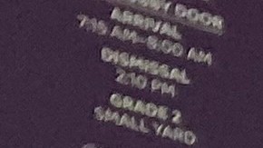 Señal de ingreso a junta receptora del voto en la ciudad de Nueva Yoerk.