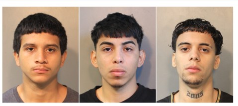 Fotos del ICE de los tres detenidos en Nueva York, supuestos miembros de la MS-13.