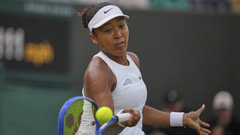 Naomi Osaka en Wimbledon.