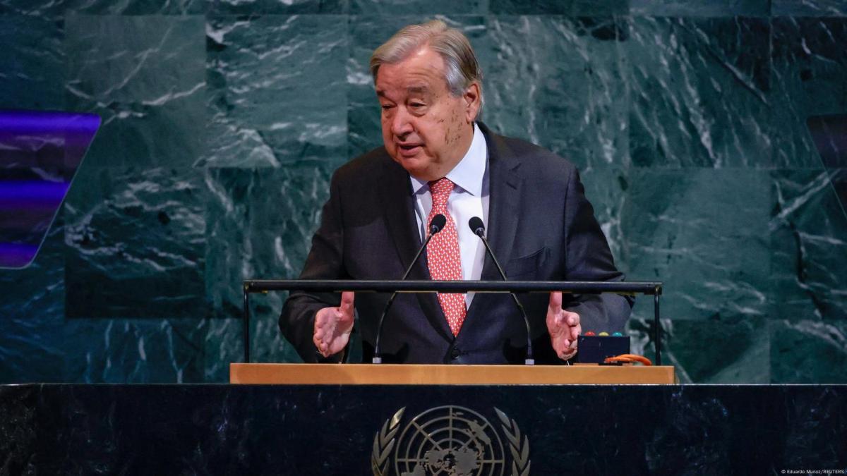 Guterres lamenta situación en Gaza durante su discurso de apertura en Asamblea de ONU