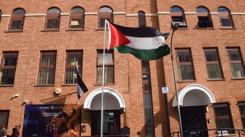 "Palestina existe. Siempre ha existido y siempre lo hará", dijo el representante de la Misión Palestina en el Reino Unido.