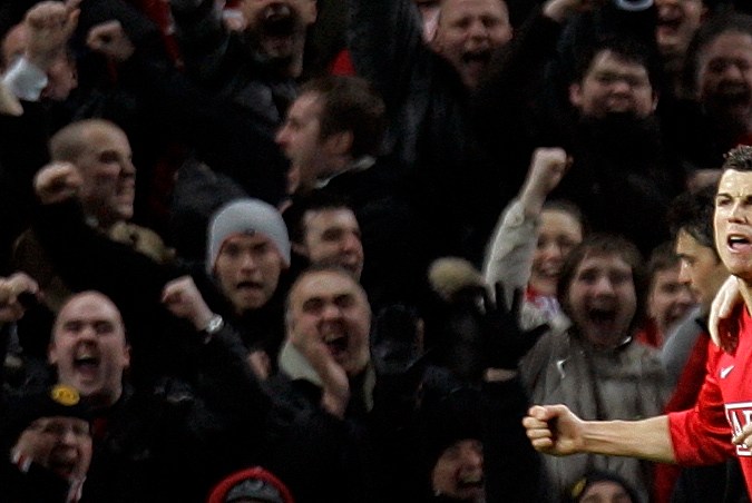 Wayne Rooney y Cristiano Ronaldo en Manchester United.