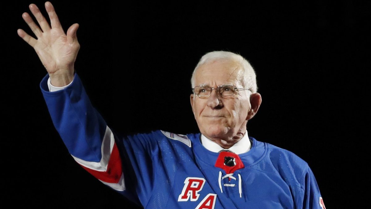 Falleció Eddie Giacomin, Salón de la Fama del Hockey y leyenda de los New York Rangers