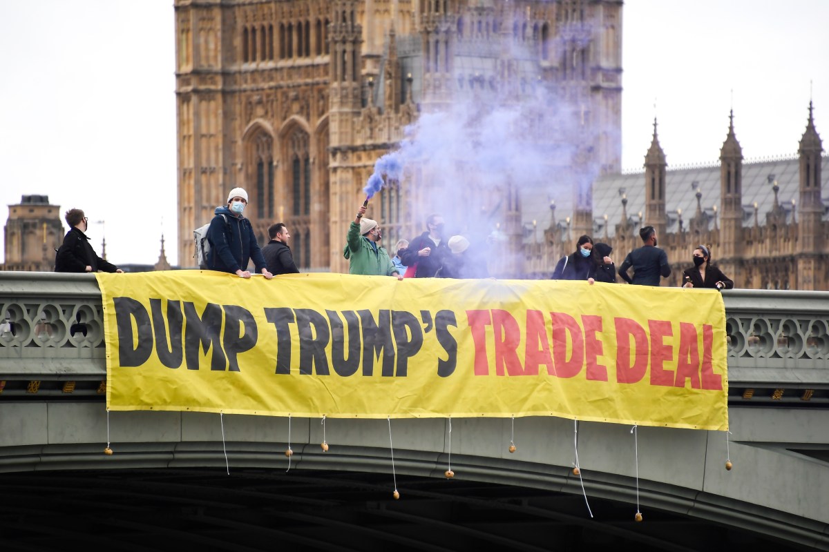Coalición 'Stop Trump' tilda de "vergonzosa" visita del presidente a Reino Unido