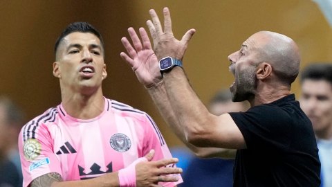 Luis Suárez protagonizó una polémica en la final de la Leagues Cup.