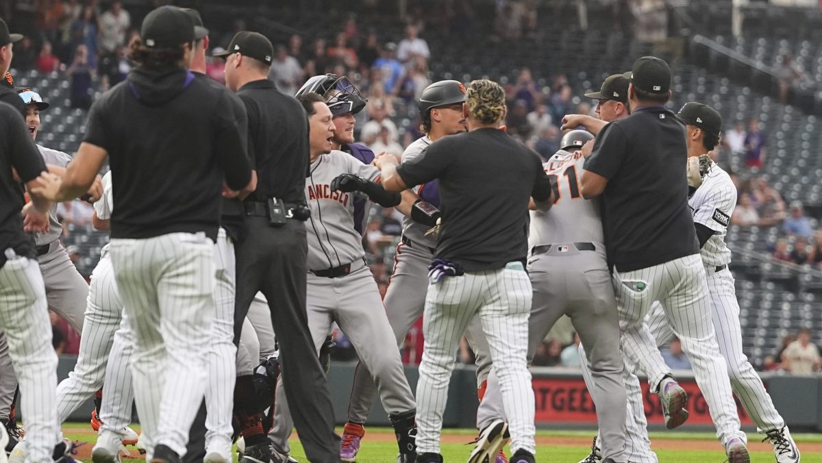 MLB: Celebración de jonrón de Rafael Devers provoca trifulca entre Giants y Rockies [Video]