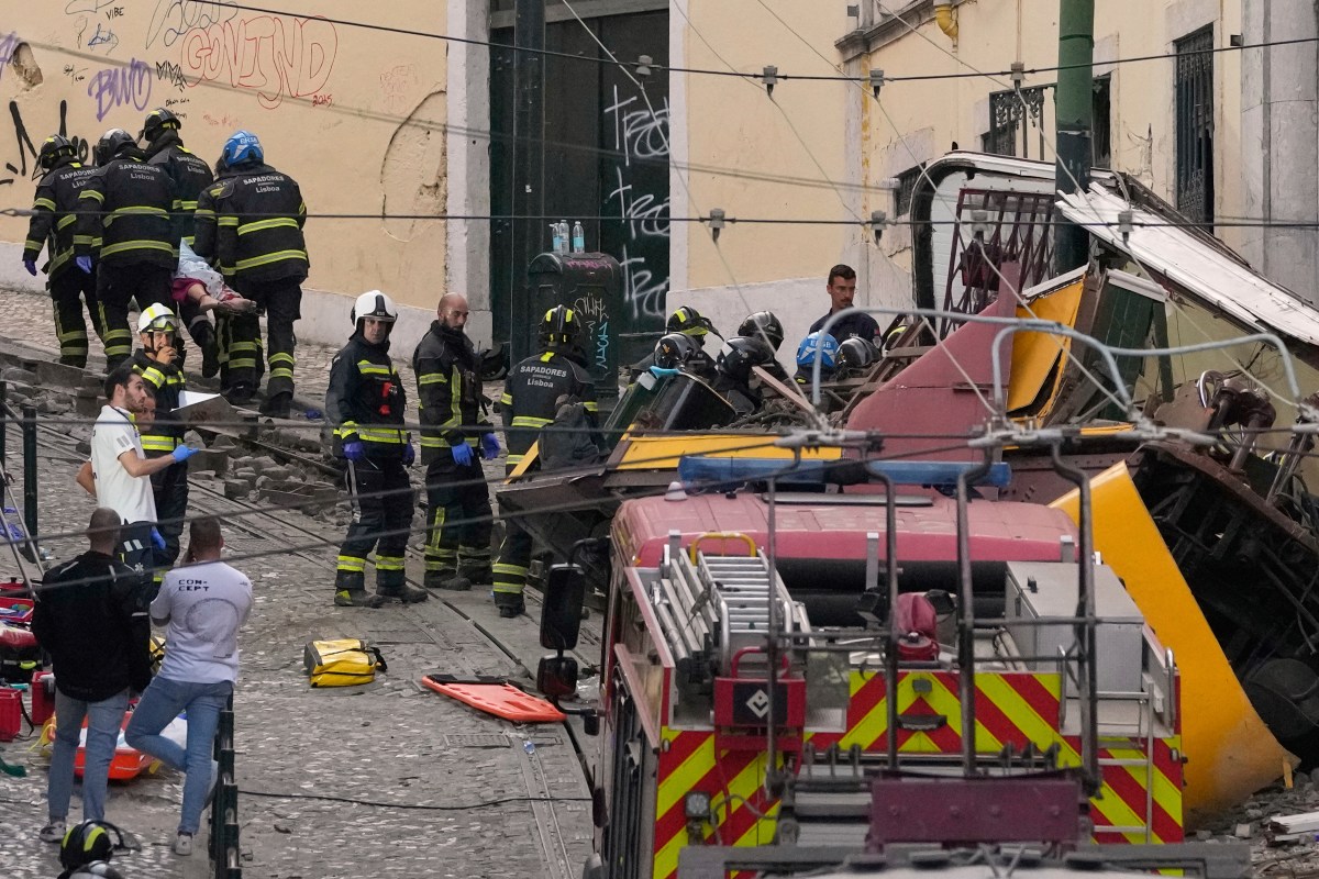 Portugal: Al menos 15 muertos y 18 heridos tras accidente en funicular en Lisboa