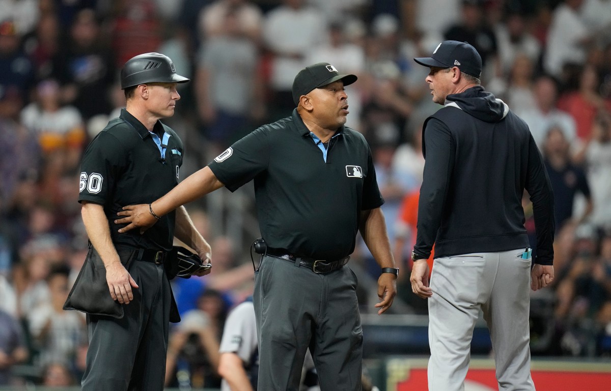 Aaron Boone lidera en expulsiones en las Grandes Ligas por quinta temporada seguida