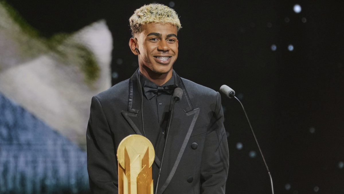 Lamine Yamal se convirtió en el primer futbolista en ganar dos veces el Premio Kopa