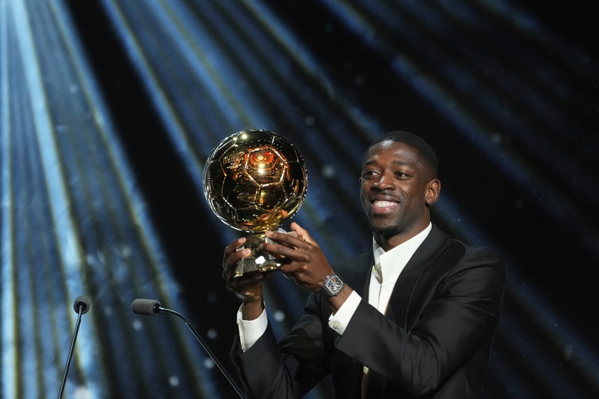 Dembélé tras ganar el Balón de Oro: "Nunca fue un objetivo, pero ahora que lo tengo es algo excepcional"