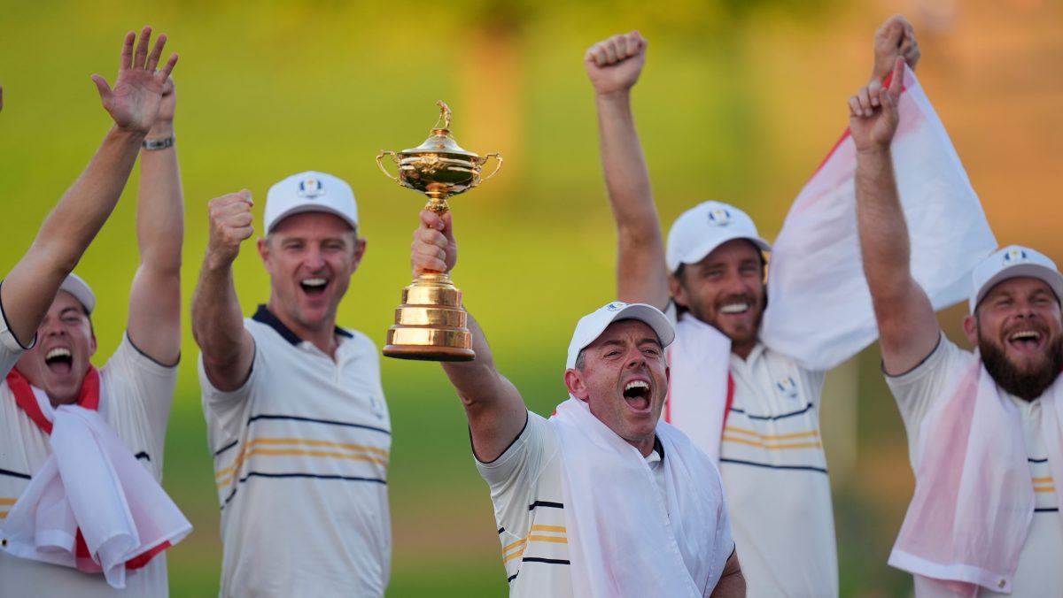 “¿Estás mirando, Trump?”: el festejo de Europa tras ganar la Ryder Cup y la reacción del presidente