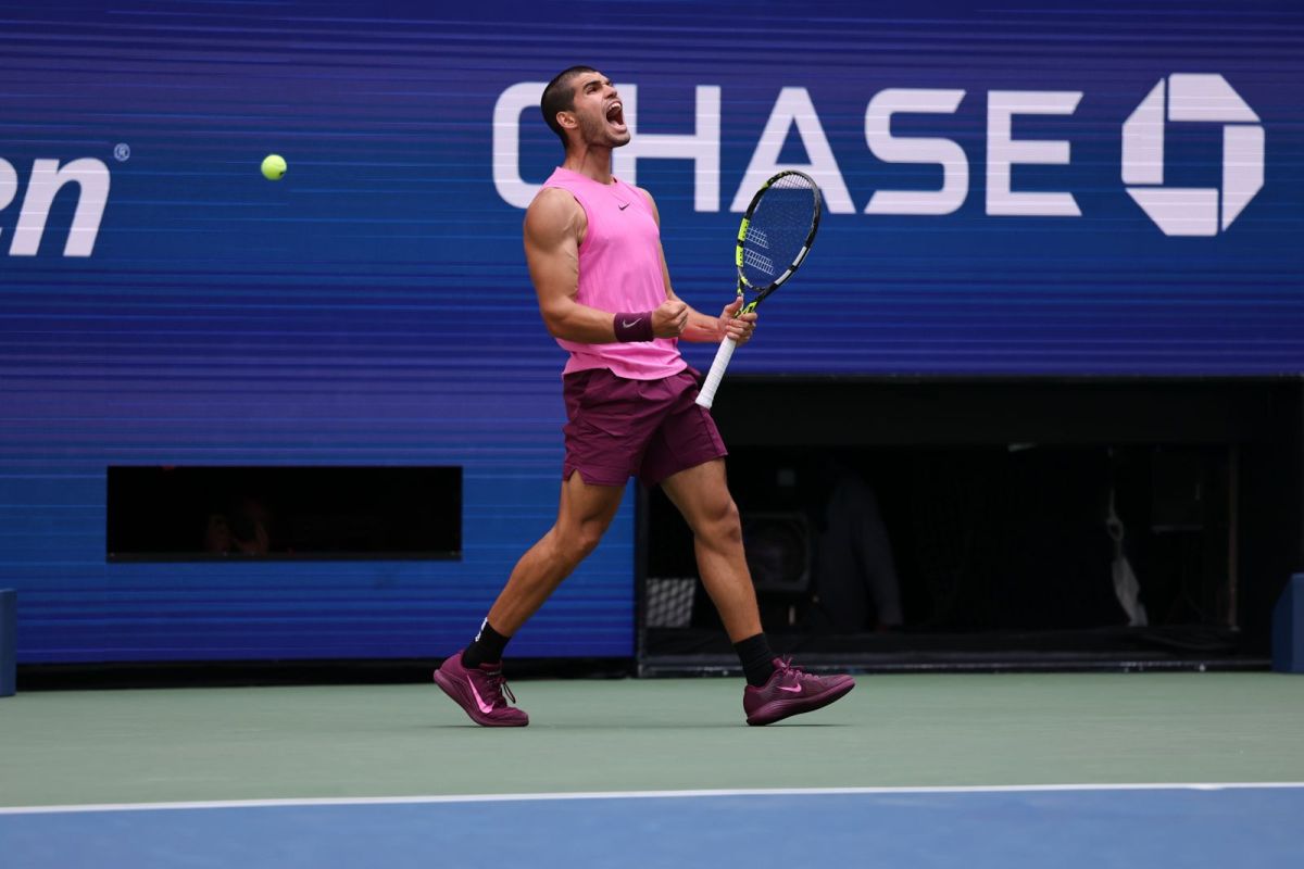 Alcaraz vuela en el US Open: "Es difícil no pensar en el número 1"