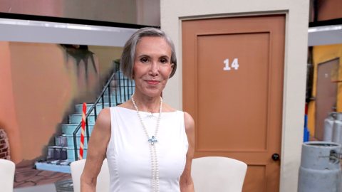 Florinda Meza, actriz mexicana, en su visita al programa Hoy Día.