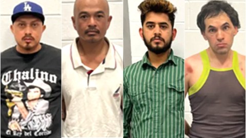 Migrantes de El Salvador, Laos, India y México fueron arrestados en California.