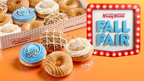 Krispy Kreme lanza cuatro sabores para celebrar la llegada de otoño.