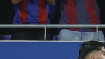 Los jugadores del Barcelona celebran el segundo gol ante el Valencia, durante el partido de la cuarta jornada de LaLiga EA Sports en el estadio Johan Cruyff.