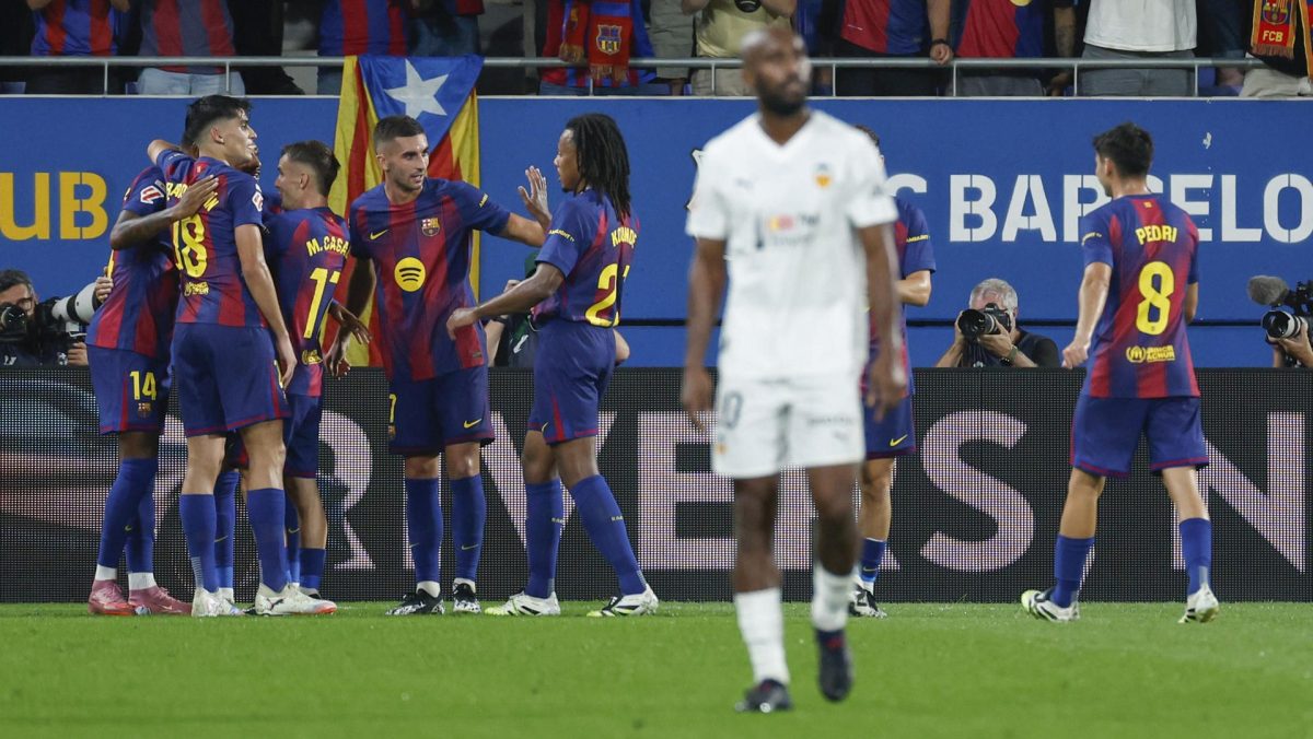 El Barcelona aplastó 6-0 al Valencia