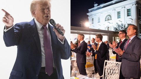 Donald Trump cenó en la Casa Blanca con los congresistas que considera más leales