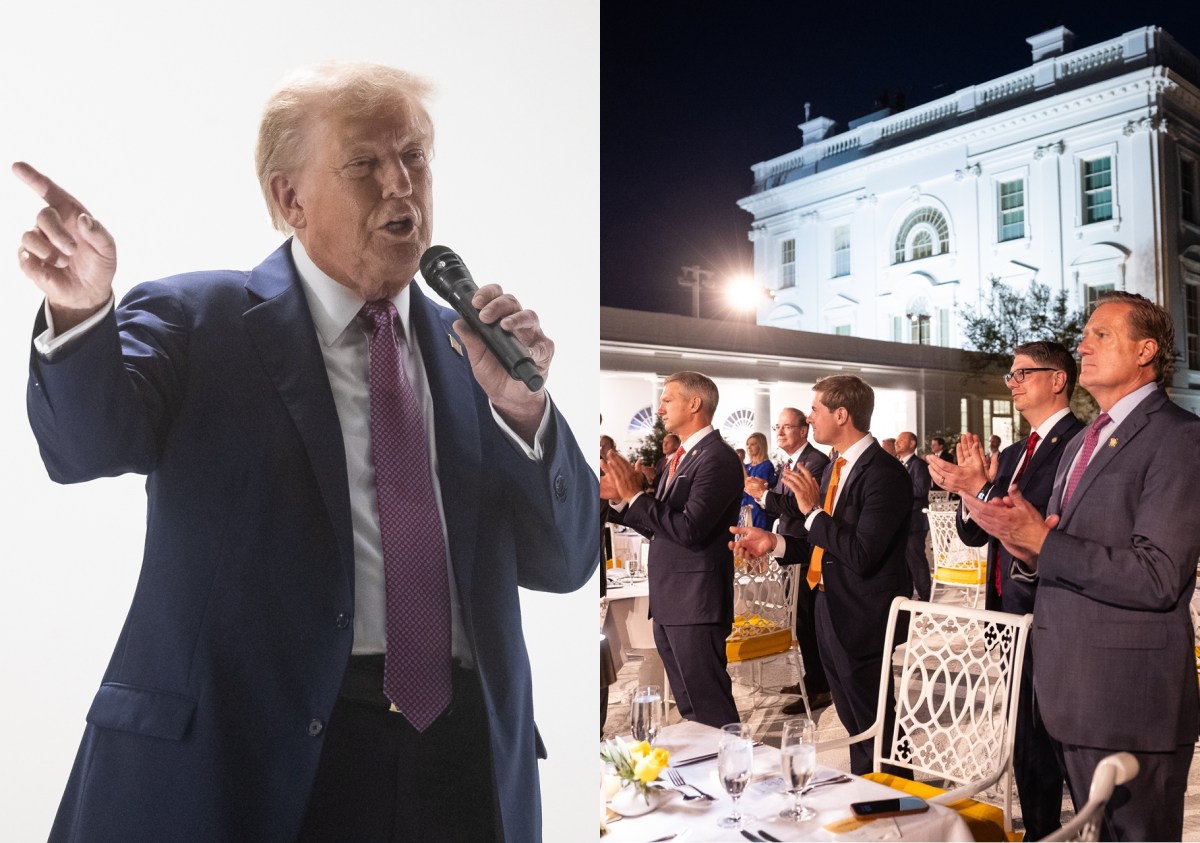 Donald Trump cenó en la Casa Blanca con los congresistas que considera más leales