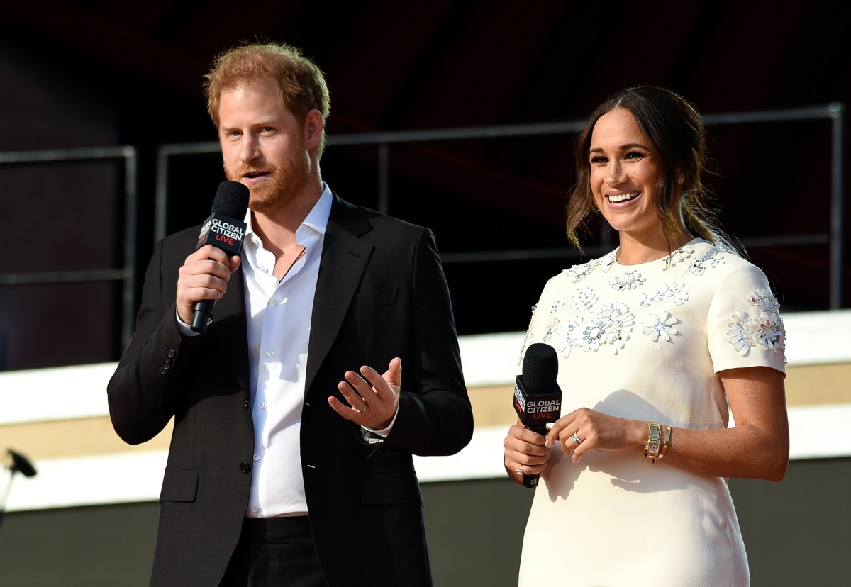 Meghan Markle y el príncipe Harry asisten a concierto benéfico en California