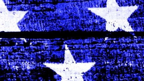 Distressed,American,Flag,Torn,In,Two,Representing,Division,In,Us