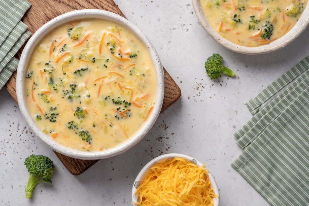 ¿Por qué es viral? La sopa de brócoli y cheddar más cremosa