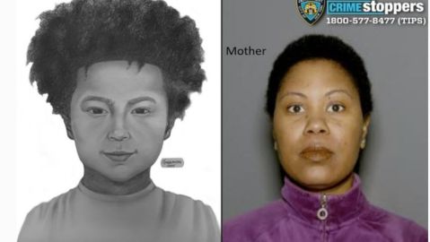 Pritchett, niño desaparecido en Brooklyn (NYC), y foto de su supuesta madre, Jacqueline Pritchett.