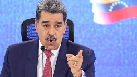 El presidente venezolano, Nicolás Maduro, ofrece una conferencia de prensa en Caracas, Venezuela, el lunes 15 de septiembre de 2025.