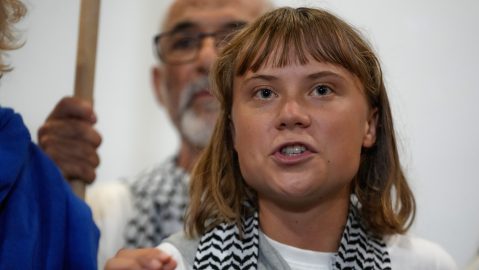 Thunberg agradeció las palabras "muy halagadoras" del presidente sobre su carácter y su preocupación por su estado de salud mental.