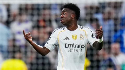 Vinícius Jr. durante el Clásico con el FC Barcelona.