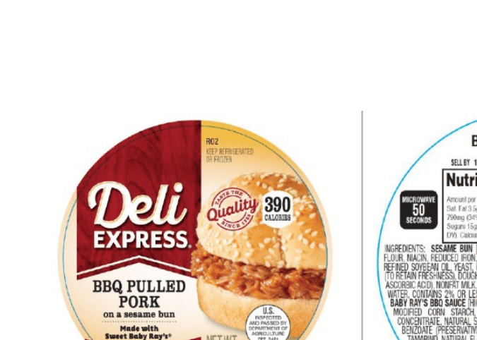 El FSIS publicó en su sitio web una etiqueta del producto para facilitar la identificación por parte de los consumidores.