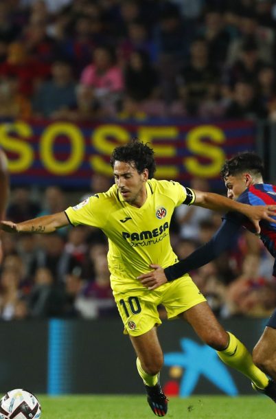 Partido de LaLiga entre FC Barcelona y Villarreal.