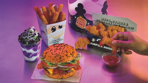 Burger King transforma la fiesta de Halloween en una cita culinaria con su "Menú Monstruoso".